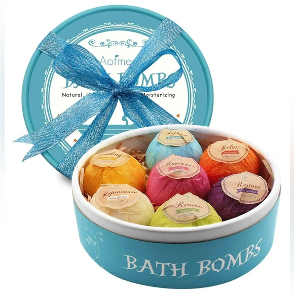 7 Piece Spa Bath Bomb Set